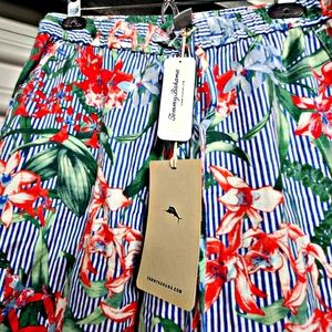 Tommy Bahama Orchid Isle Strip Linen Pants size Medium